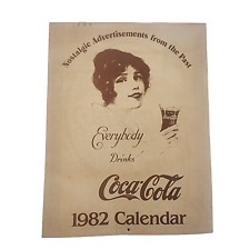 Vintage 1982 Coke Coca-Cola Nostalgic Advertising Calendar picture