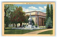 1948 Municipal Auditorium San Bernardino CA California Postcard picture