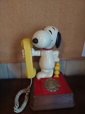 Vintage Peanuts Snoopy Woodstock Rotary Phone _ Untested picture