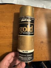 Vintage Plasti Kote Spray Paint Can Antique Gold Retro Display #452  Acrylic En picture