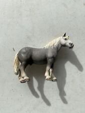 Schleich PERCHERON STALLION Dapple Grey 13623 Horse Figure 2006 Retired J12 picture