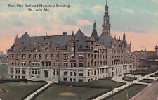 City Hall Municipal Building St. Louis Missouri MO 1914 Augusta Postcard C40 picture