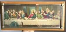 The Last Supper MCM Da Vinci Color Print Lithograph Jesus Art Nouveau 11x5 picture