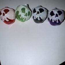Disney Purple Red Green Black Light-Up Evil Queen Poison Apple Glow Cube SET picture