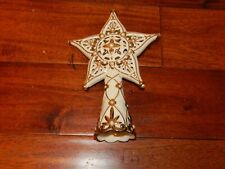 Lenox Florentine and Pearl Star Tree Topper Bone China EXCELLENT COND. picture