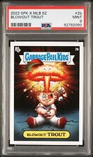 MIKE TROUT 2022 Topps GPK X MLB Series 2 BLOWOUT TROUT Garbage Pail Kids PSA 9 picture