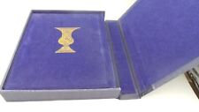 The Haggadah Judaica by Arthur Szyk; edited by Cecil Roth BLUE VELVET w hd case picture