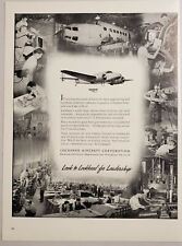 1939 Print Ad Lockheed Aircraft Corporation Airplanes Being Built Burbank,CA picture