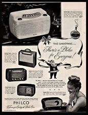 1947 PHILCO Model 460-1, 300, 472, 200, 230 Table & PortableTube Radio PRINT AD picture