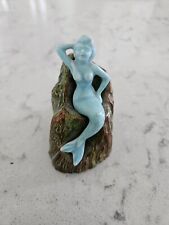 vintage ceramic mermaid figurine On Reef  Turquois picture