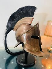 Antique Great King Leonidas Handmade Greek Armor Spartan Costume Movie Helmet picture