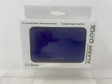 L.L. Bean Alarm Clock Blue Night Finder IV Travel LED Backlight New In Box picture