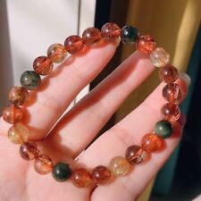 8.2mm Natural Colorful Quartz Golden Hair Rutilated Crystal Bracelet AAA picture