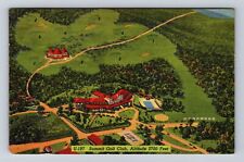 Uniontown PA-Pennsylvania, Summit Golf Club Aerial View, Vintage c1949 Postcard picture