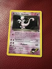 Rocket's Mewtwo 14/132 ENG Gym Challenge Near Mint / Mint NM Pokémon Card picture