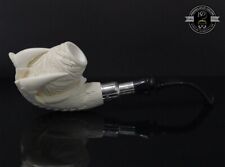Handmade Block Meerschaum Eagle Claw Silvery Pipe picture