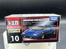 Takara Tomy TOMICA Premium No. 10 BLUE LAMBORGHINI COUNTACH LP500S 1:62 Diecast picture