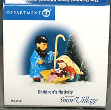 DEPT 56 CHILDREN'S NATIVITY 55421 SNOW VILLAGE CHRISTMAS picture