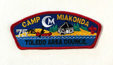 Toledo Area Council CSP SA-3 75th Anniversary CAMP MIAKONDA 1992 picture