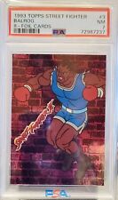 1993 Topps Street Fighter II Foil Cards #3 BALROG PSA 7 NM picture