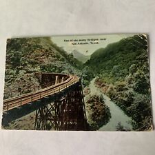 Vintage Postcard 1912 One Of Many Bridges San Antonio Texas Railroad picture