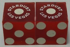 Vintage Dice Stardust Hotel & Casino Las Vegas Nevada Matching#3297 picture