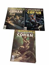 Conan The Savage Sword Of Conan The Barbarian Lot Straight Run #71 #72 #73 picture
