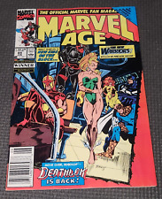 MARVEL AGE #89 (1990) Newsstand Variant Cover Marvel Comics New Warriors Preview picture