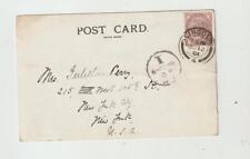 Great Britain Postal History 1881 Queen Victoria 1p, Postcard, Lincoln Cathedral picture