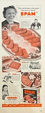 Rare 1950's Vintage Original SPAM Meat Food Retro AD Advertisement Cooking WOW picture