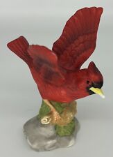 Vintage Red Cardinal Ceramic Figurine 5