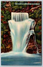c1940s Lower Buckhill Falls Pennsylvania Vintage Linen Postcard picture