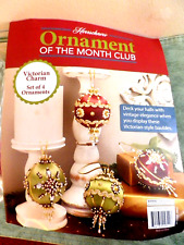 Herrschners Christmas Ornament of the Month Kit Victorian Charm Set of 4 picture
