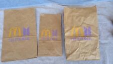 McDonalds BTS Meal Bags x3 Some Grease Stains picture