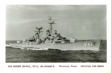 Photo USS Dupont DD-941 GT-5 AS-204 AP-6 Recovery Fleet Official US Navy picture