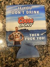 One coors light Ricky Bobby Beer pop soda can koozie camping kayaking fishing picture