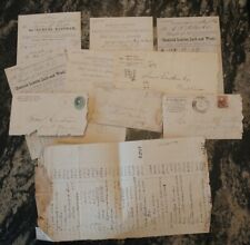 2054----1880s Samuel Eastham lumber document lot West Groton NY picture