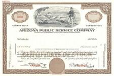 Arizona Public Service Co. - Grand Canyon & Indian Vignette - Specimen Stock Cer picture