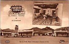 El Paso TX-Texas, La Posta Lodge, Scenic View, Vintage Postcard picture