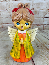 vtg ceramic Christmas angel 60s 8