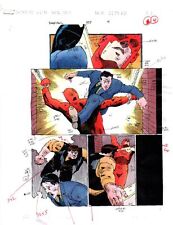 Original vintage 1996 Daredevil 357 page 4 Marvel Comics color guide art: 1990's picture