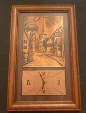 Vintage Kienzle wall clock Stuttgart/ Zuffenhausen WORKS 10”X15”X1.5”quartz’s picture