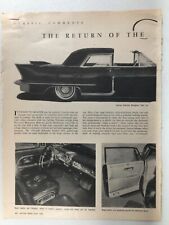 LincolnArt61 Article History The Return Of The Town Car May 1956 2 page picture