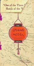 Vintage The Grand Hotel Yokohama Japan Rare Booklet - E11-K picture