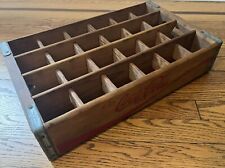 Antique Old Vintage Coca Cola Wooden Display Carrier Storage Crate Box Dividers picture