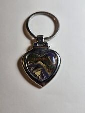 Vintage Florida Keychain Key Ring Chain Fob Hangtag  picture