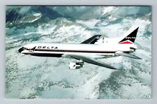 Delta's Long Range L-1011-500, Planes, Transportation, Vintage Postcard picture