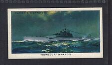 SURCOUF French Submarine - 80 + year old UK Card # 22 picture