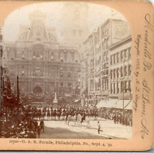 PENNSYLVANIA, G.A.R. Parade, Philadelphia, Sept.4, 1899--Keystone Stereoview C64 picture
