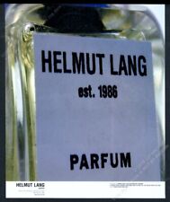 2001 Helmut Lang Parfum perfume bottle color photo vintage print ad picture